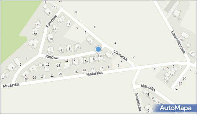 Koninko, Kinowa, 3B, mapa Koninko