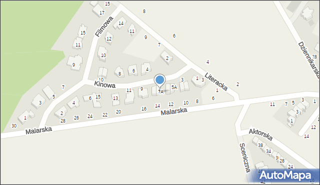 Koninko, Kinowa, 7A, mapa Koninko