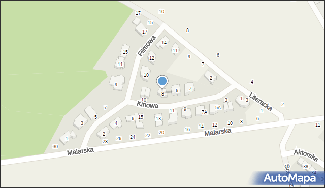 Koninko, Kinowa, 8, mapa Koninko