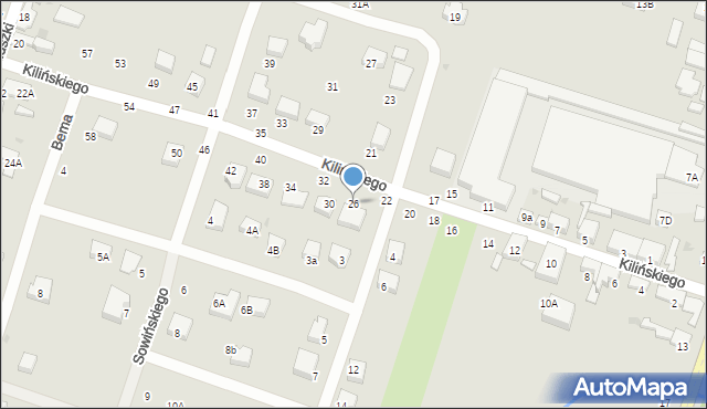 Konstantynów Łódzki, Kilińskiego Jana, płk., 26, mapa Konstantynów Łódzki