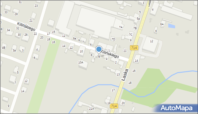 Konstantynów Łódzki, Kilińskiego Jana, płk., 6, mapa Konstantynów Łódzki