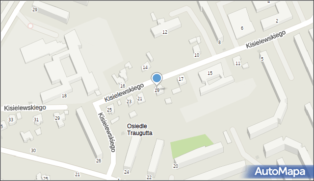 Krosno, Kisielewskiego Stefana, 19, mapa Krosna