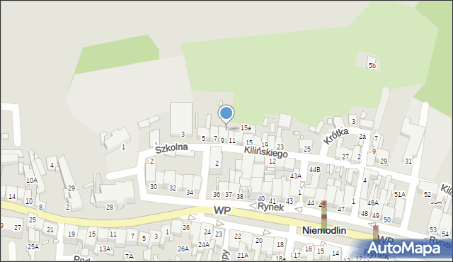 Niemodlin, Kilińskiego Jana, płk., 9a, mapa Niemodlin