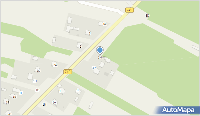 Nieświń, Kielecka, 3M, mapa Nieświń