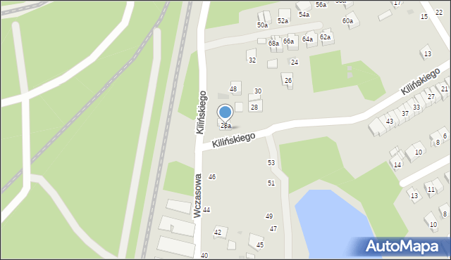 Nowa Dęba, Kilińskiego Jana, płk., 34, mapa Nowa Dęba