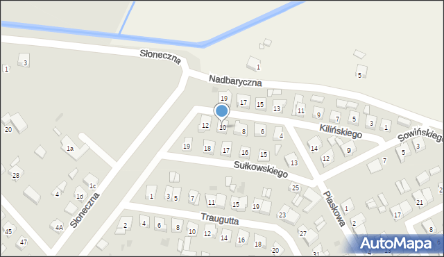 Odolanów, Kilińskiego Jana, płk., 10, mapa Odolanów