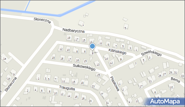 Odolanów, Kilińskiego Jana, płk., 4, mapa Odolanów