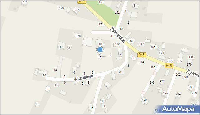 Pewel Mała, Kiełbasów, 6, mapa Pewel Mała