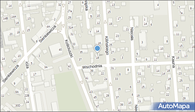 Piaseczno, Kilińskiego Jana, płk., 20, mapa Piaseczno