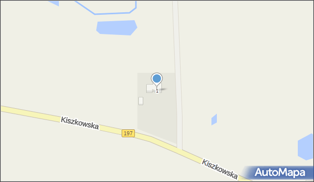 Piekary, Kiszkowska, 1, mapa Piekary