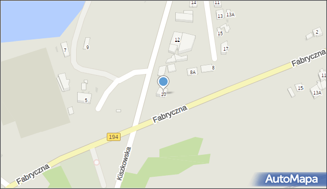 Pobiedziska, Kiszkowska, 10, mapa Pobiedziska