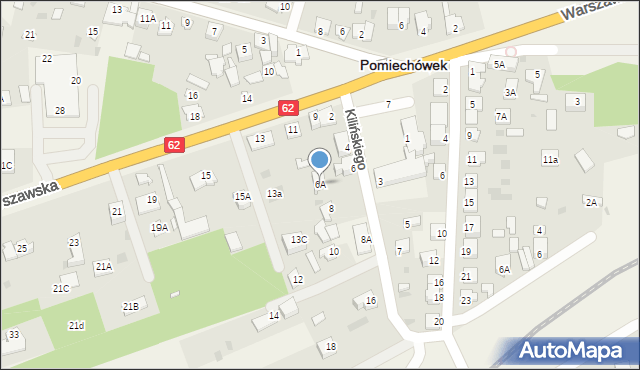 Pomiechówek, Kilińskiego Jana, płk., 6A, mapa Pomiechówek