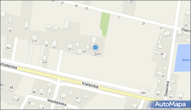 Promnik, Kielecka, 27, mapa Promnik