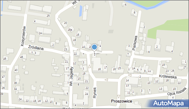 Proszowice, Kilińskiego Jana, płk., 2, mapa Proszowice