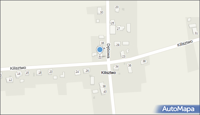 Pruchna, Kilisztwo, 21, mapa Pruchna