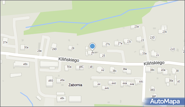 Rabka-Zdrój, Kilińskiego Jana, płk., 27, mapa Rabka-Zdrój