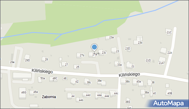 Rabka-Zdrój, Kilińskiego Jana, płk., 27a, mapa Rabka-Zdrój