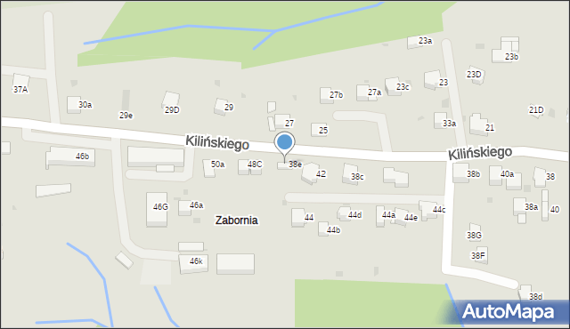 Rabka-Zdrój, Kilińskiego Jana, płk., 48, mapa Rabka-Zdrój