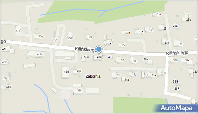 Rabka-Zdrój, Kilińskiego Jana, płk., 48C, mapa Rabka-Zdrój