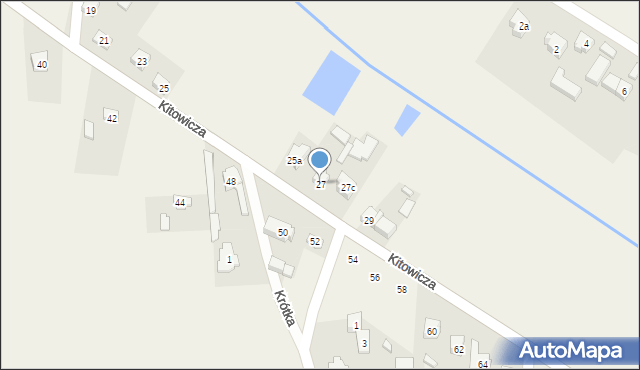 Rzeczyca, Kitowicza Jędrzeja, ks., 27, mapa Rzeczyca