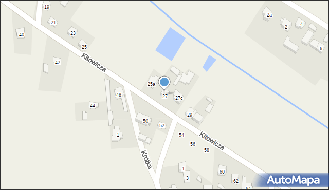 Rzeczyca, Kitowicza Jędrzeja, ks., 27b, mapa Rzeczyca