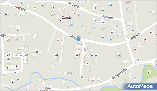 Rzeszów, Kiepury Jana, 22/1, mapa Rzeszów