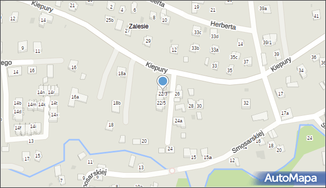 Rzeszów, Kiepury Jana, 22/3, mapa Rzeszów