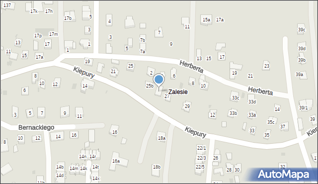 Rzeszów, Kiepury Jana, 27a, mapa Rzeszów