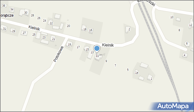 Sadowie, Kielnik, 11, mapa Sadowie