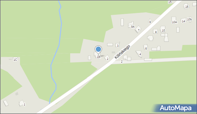 Skarżysko-Kamienna, Kilińskiego Jana, płk., 1A, mapa Skarżysko-Kamienna