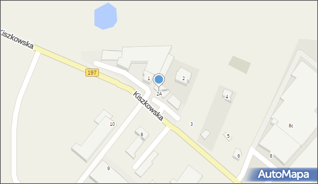 Skiereszewo, Kiszkowska, 2A, mapa Skiereszewo