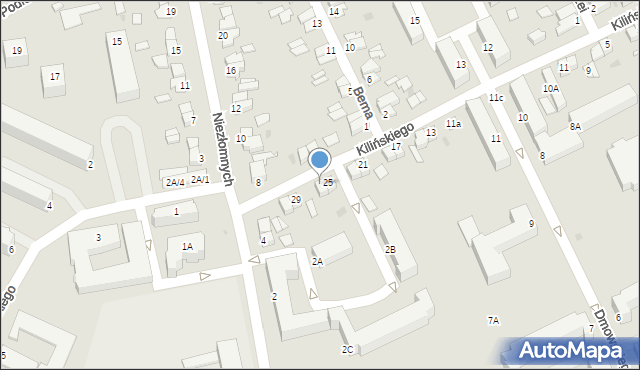 Stalowa Wola, Kilińskiego Jana, płk., 27, mapa Stalowa Wola