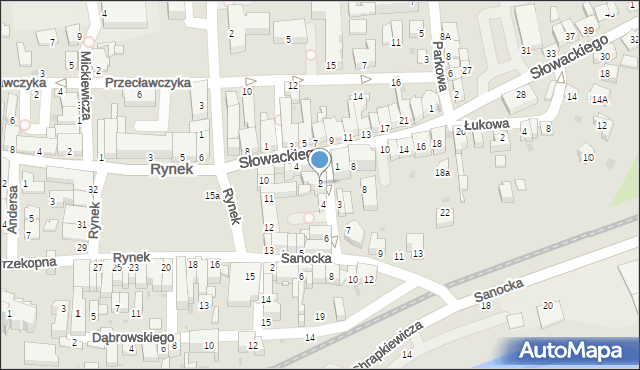 Strzyżów, Kilińskiego Jana, płk., 2, mapa Strzyżów