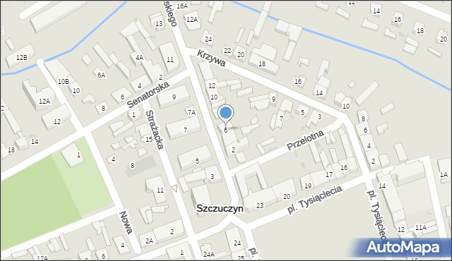 Szczuczyn, Kilińskiego Jana, płk., 6, mapa Szczuczyn
