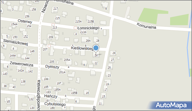 Tarnów, Kieślowskiego Krzysztofa, 11, mapa Tarnów