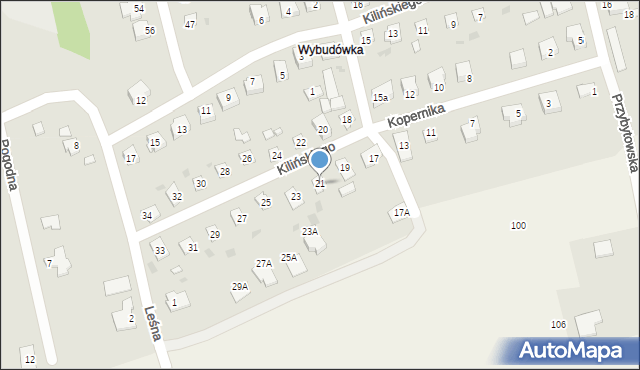 Tolkmicko, Kilińskiego Jana, płk., 21, mapa Tolkmicko