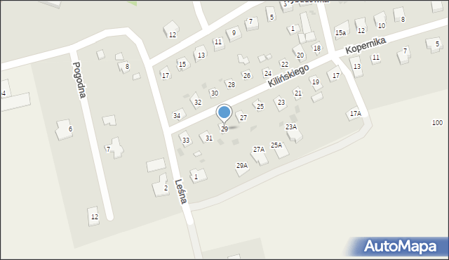 Tolkmicko, Kilińskiego Jana, płk., 29, mapa Tolkmicko