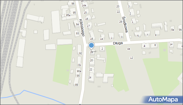 Trzebiatów, Kilińskiego Jana, płk., 19, mapa Trzebiatów