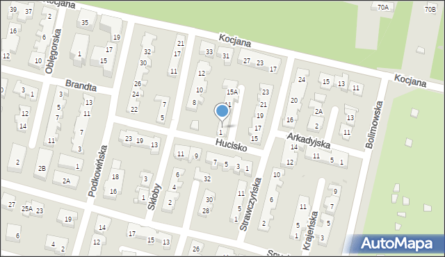 Warszawa, Kircholmska, 3, mapa Warszawy