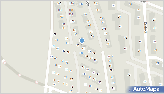 Wrocław, Kilara Wojciecha, 36, mapa Wrocławia