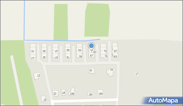 Aleksandrów Łódzki, Klonowa, 69, mapa Aleksandrów Łódzki