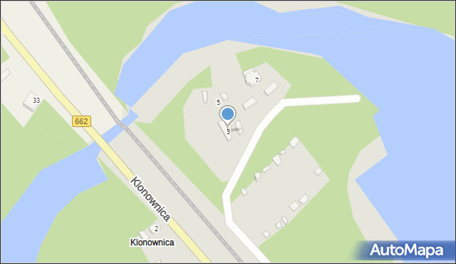 Augustów, Klonownica, 3, mapa Augustów