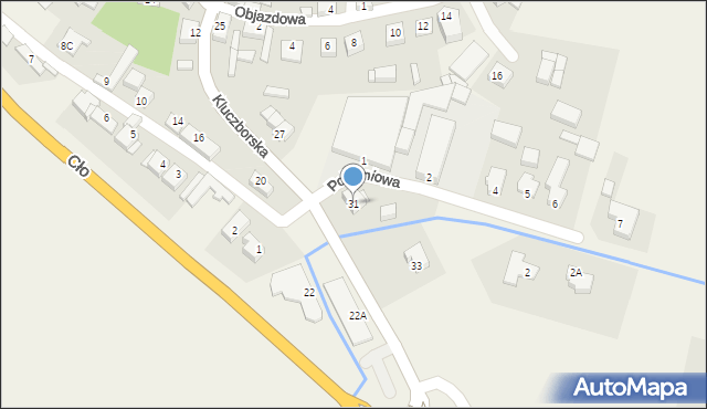 Baranów, Kluczborska, 31, mapa Baranów