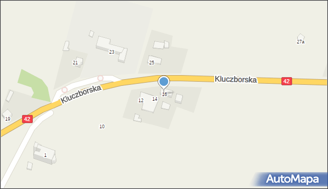 Biadacz, Kluczborska, 16, mapa Biadacz
