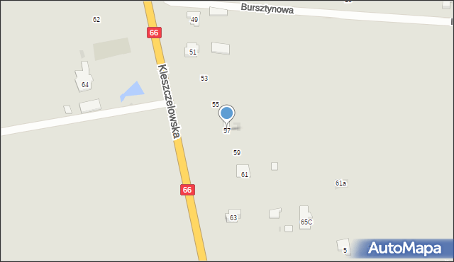 Bielsk Podlaski, Kleszczelowska, 57, mapa Bielsk Podlaski