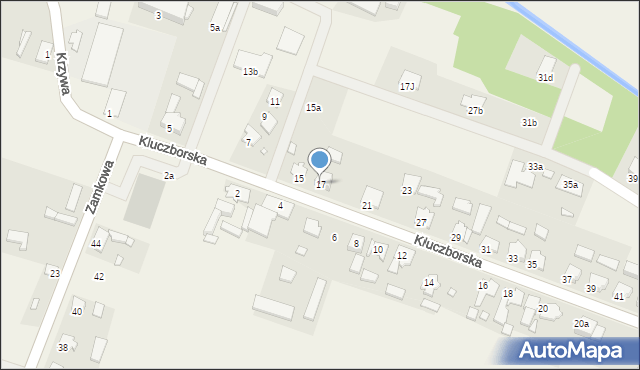 Bogacica, Kluczborska, 17, mapa Bogacica