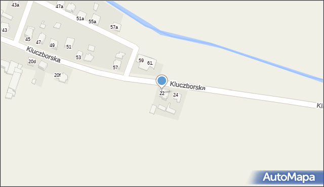 Bogacica, Kluczborska, 22, mapa Bogacica