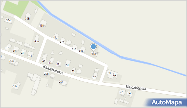 Bogacica, Kluczborska, 57a, mapa Bogacica