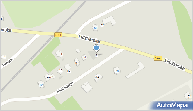 Brodnica, Klinickiego Maksymiliana, 2, mapa Brodnica