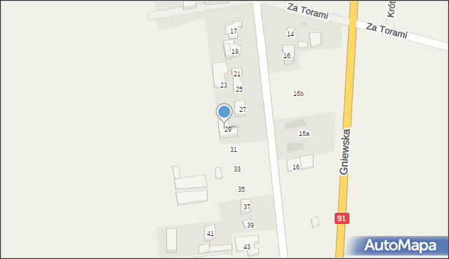 Czarlin, Klonowa, 70b, mapa Czarlin